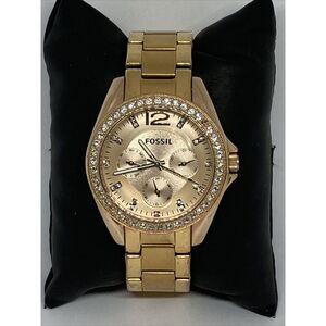 Fossil Riley ES2811 Women's Rose Stainless Steel Analog Dial Quartz Watch FR91